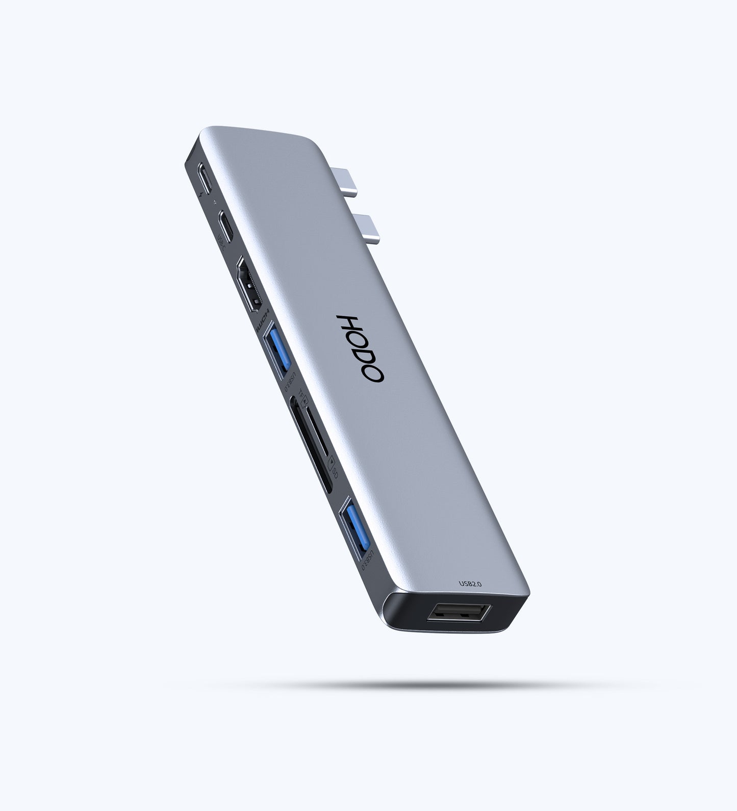 USB C Adapter für MacBook Pro Air, MacBook Hub 8-in-2, Mac Pro Accessories mit 4K HDMI,Thunderbolt 3(Support 5K@60Hz/40Gbps/100W PD),USB 3.0/2.0, SD/TF für M3 M2 M1 2023 2022 2021